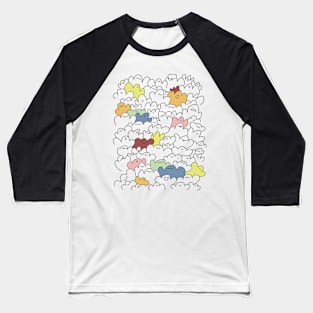 Friendly Ghosts Baseball T-Shirt